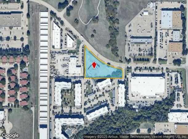  3154 Kellway Dr, Carrollton, TX Parcel Map