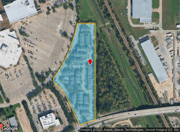 7250 W Greens Rd, Houston, TX Parcel Map