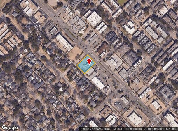 4341 Lemmon Ave, Dallas, TX Parcel Map