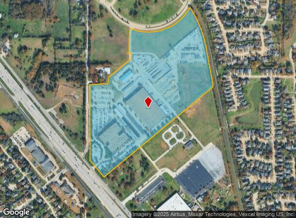  7701 S Stemmons E, Corinth, TX Parcel Map