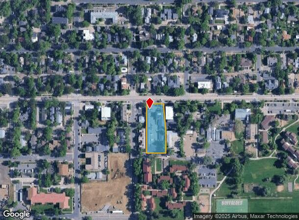  2020 Arapahoe Ave, Boulder, CO Parcel Map