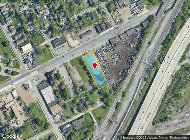  9171 W Fort St, Detroit, MI Parcel Map