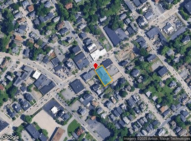  829 Main St, Worcester, MA Parcel Map
