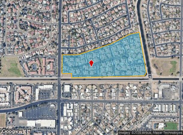  1233 N Mesa Dr, Mesa, AZ Parcel Map