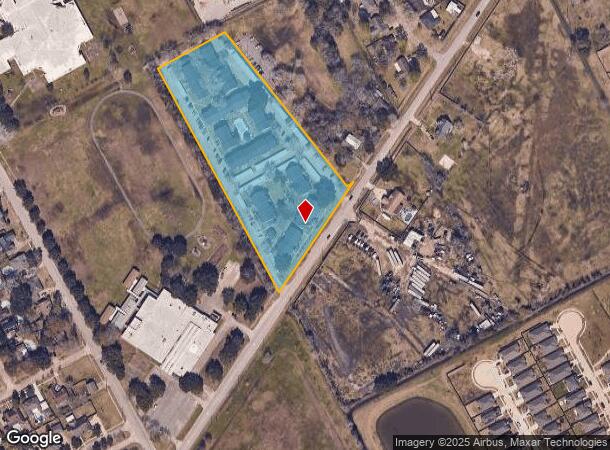 1908 Rosharon Rd, Alvin, TX Parcel Map