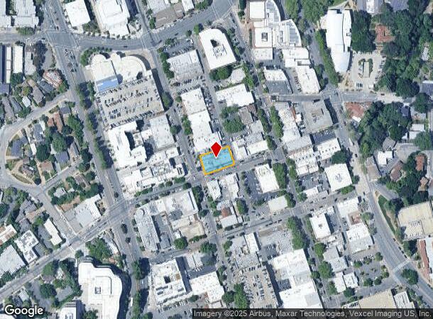  1528 Bonanza St, Walnut Creek, CA Parcel Map