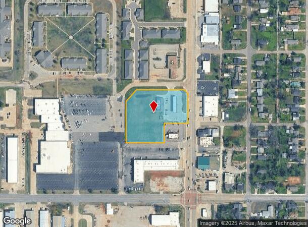  1650 N Kickapoo Ave, Shawnee, OK Parcel Map