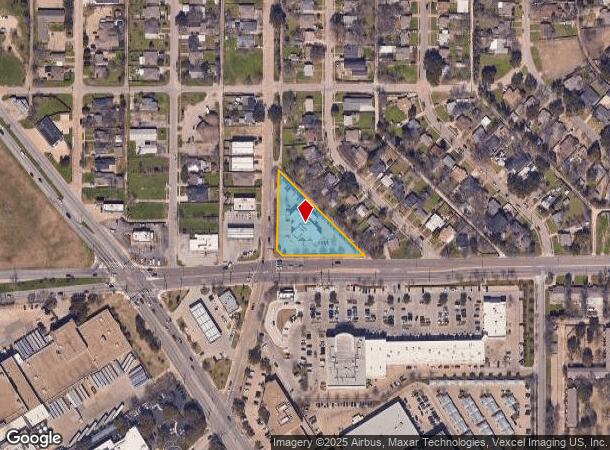  4515 W Mockingbird Ln, Dallas, TX Parcel Map