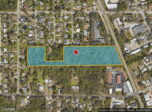  827 Railroad St, Port Orange, FL Parcel Map