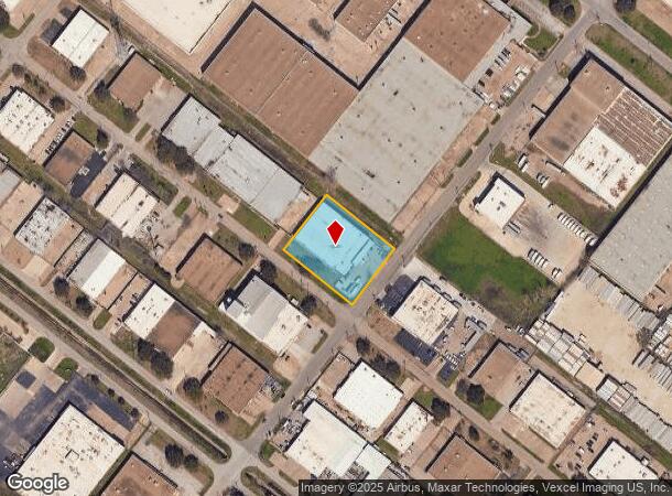 8400 Sovereign Row, Dallas, TX Parcel Map