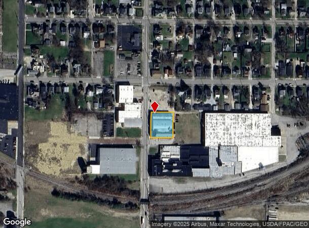  703 Union St, Ashland, OH Parcel Map