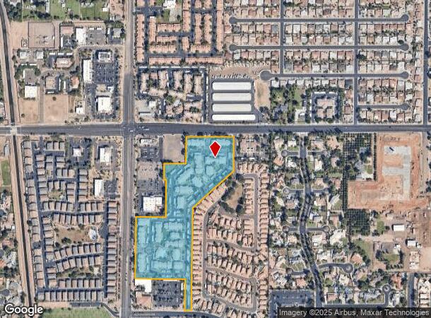 1361 S Greenfield Rd, Mesa, AZ Parcel Map