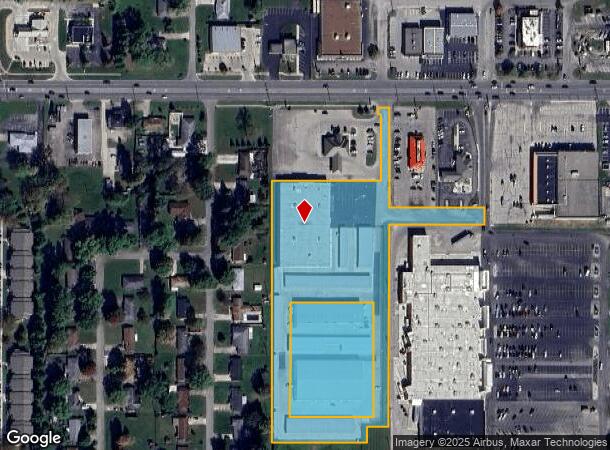  1823 E 53Rd St, Anderson, IN Parcel Map