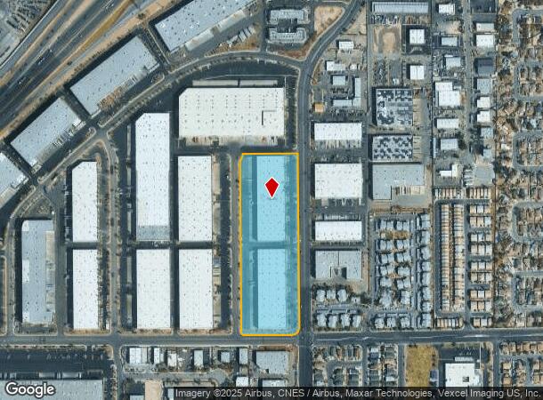  4151 N Pecos Rd, North Las Vegas, NV Parcel Map