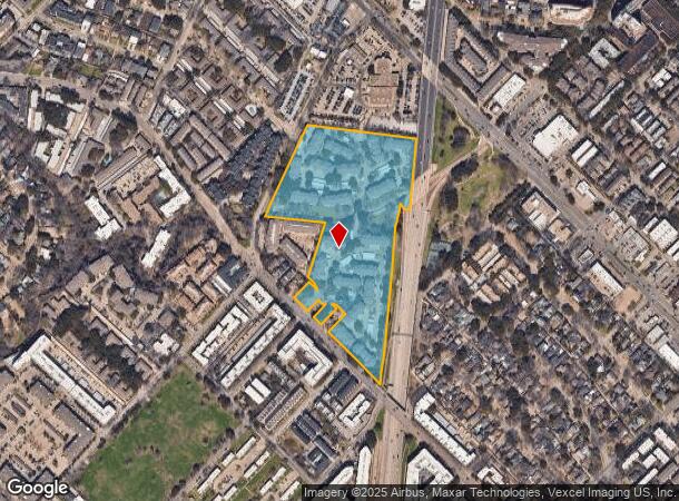4606 Cedar Springs Rd, Dallas, TX Parcel Map