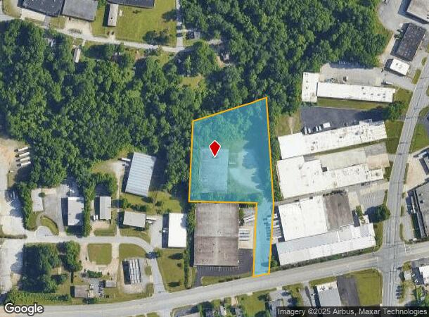  1210 W Market Center Dr, High Point, NC Parcel Map