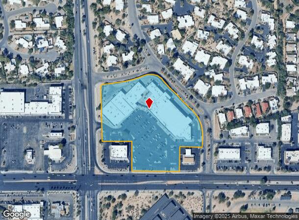  7103 E Tanque Verde Rd, Tucson, AZ Parcel Map