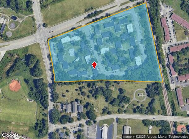  814 E Cone Blvd, Greensboro, NC Parcel Map