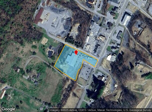 1882 Valley Rd, Berkeley Springs, WV Parcel Map