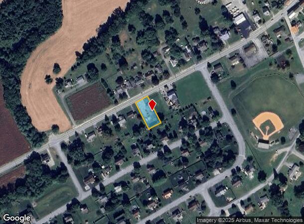  72 W Maple St, Wrightsville, PA Parcel Map