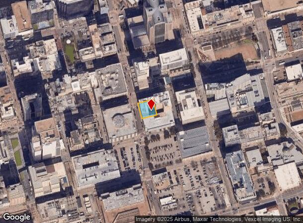 1700 Commerce St, Dallas, TX Parcel Map