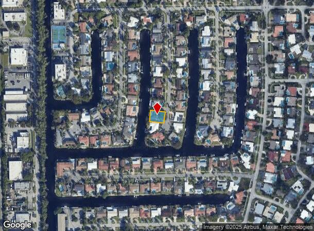  5821 Ne 14Th Way, Fort Lauderdale, FL Parcel Map