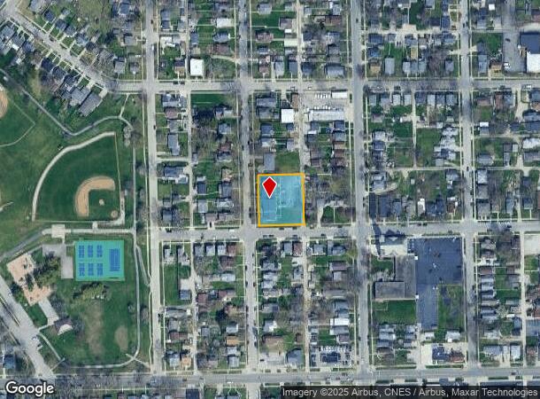 1708 Franklin Ave, Fort Wayne, IN Parcel Map