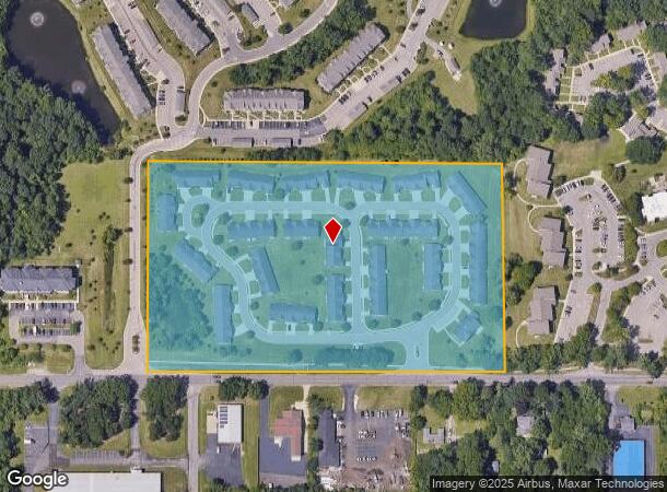  3501 Cherry Blossom Dr, Jackson, MI Parcel Map