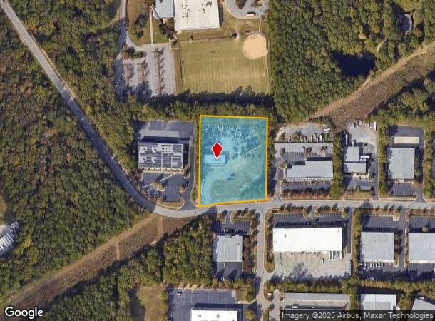 1110 Classic Rd, Apex, NC Parcel Map