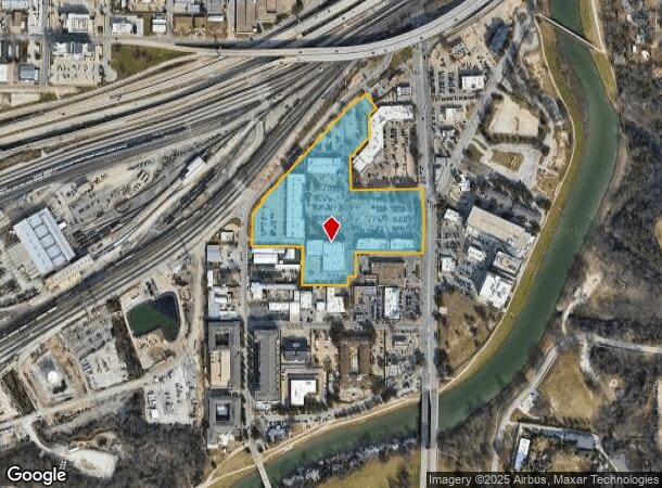 1612 S University Dr, Fort Worth, TX Parcel Map