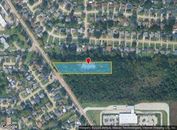  8614 Veterans Memorial Dr, Houston, TX Parcel Map