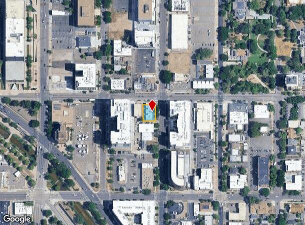  677 N Grant St, Denver, CO Parcel Map