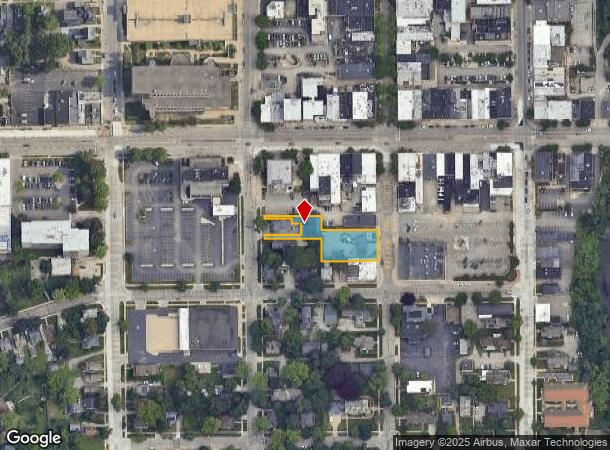  16 S Washington St, Ypsilanti, MI Parcel Map