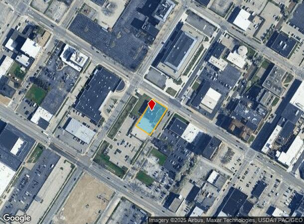 1301 Jefferson Ave, Toledo, OH Parcel Map