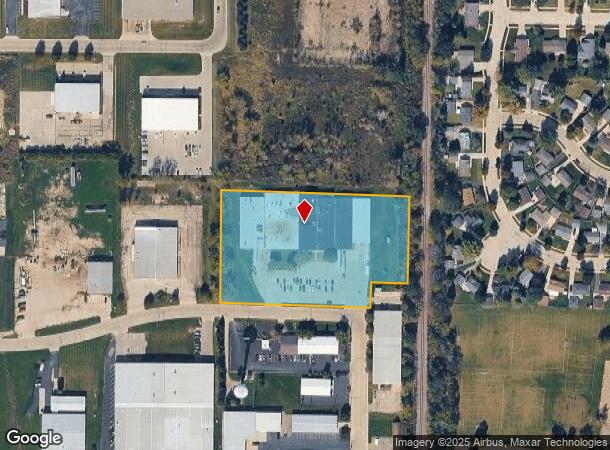 W208n16969 N Center St, Jackson, WI Parcel Map