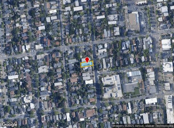 1614 Milvia St, Berkeley, CA Parcel Map