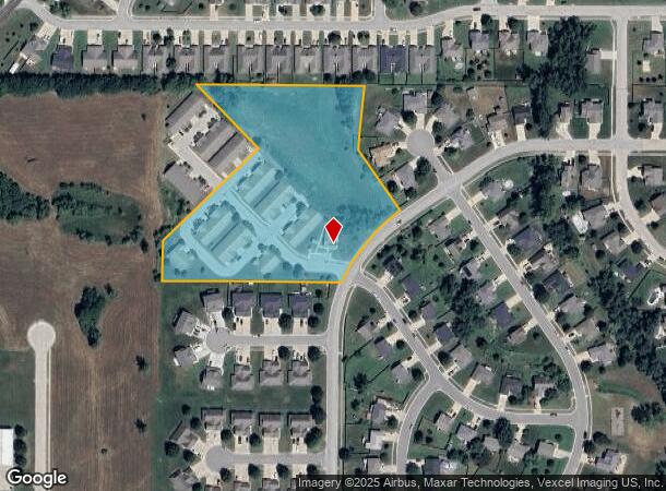 2095 Willow Bend Cir, Tonganoxie, KS Parcel Map