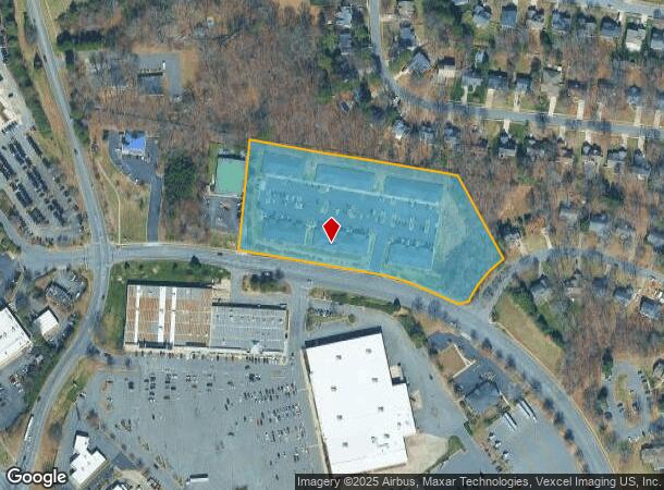  9705 Northeast Pky, Matthews, NC Parcel Map