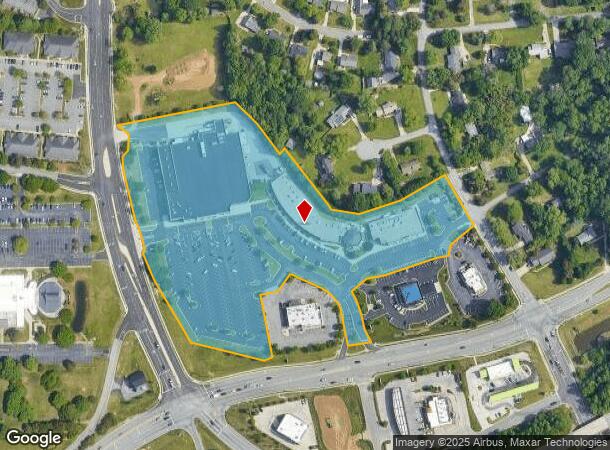  1601 New Garden Rd, Greensboro, NC Parcel Map