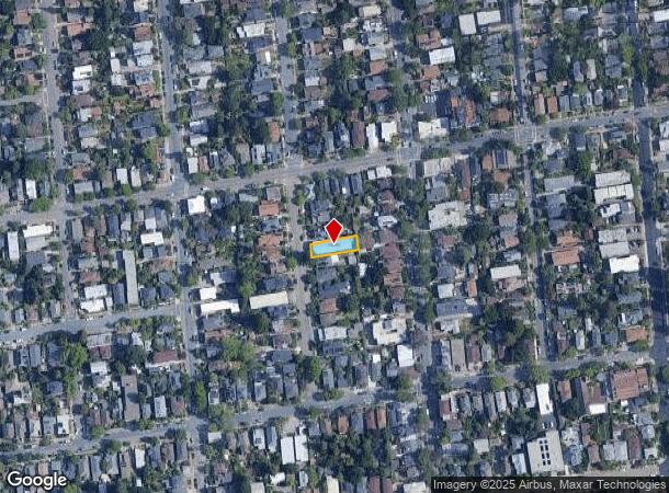  1619 Josephine St, Berkeley, CA Parcel Map