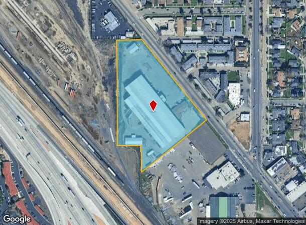  2655 N Weber Ave, Fresno, CA Parcel Map