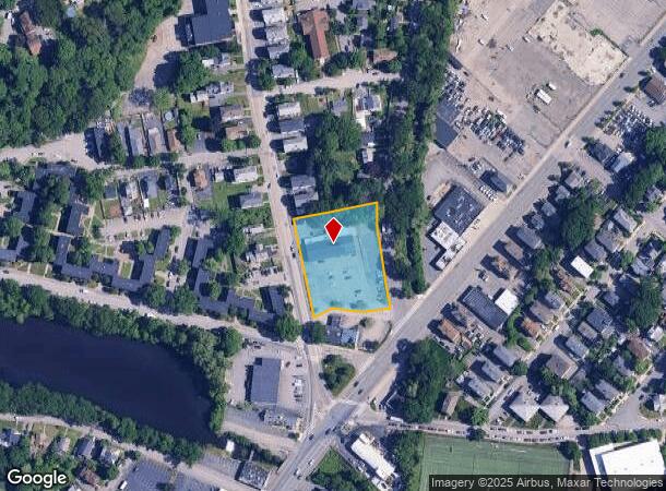  2 Coes Sq, Worcester, MA Parcel Map
