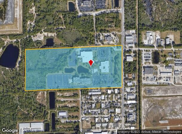  150 S Wickham Rd, Melbourne, FL Parcel Map