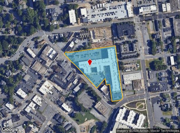  206 N Green St, Winston Salem, NC Parcel Map