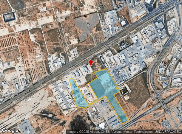  6407 W Industrial Ave, Midland, TX Parcel Map