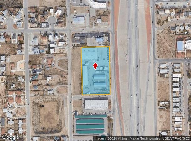  9001 Gateway Blvd S, El Paso, TX Parcel Map