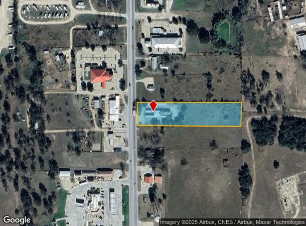 1624 N Texana St, Hallettsville, TX Parcel Map