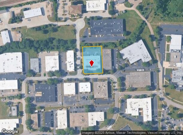 1958 University Ln, Lisle, IL Parcel Map