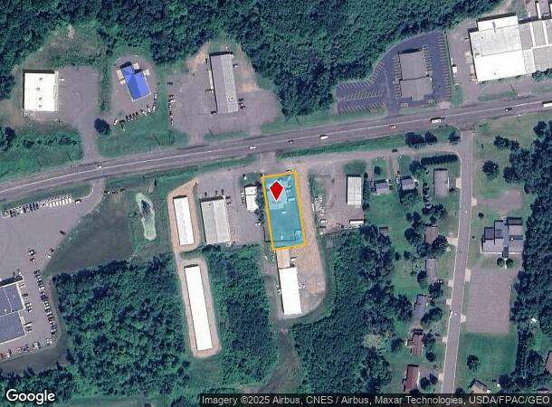 1845 Frontage Rd, Cumberland, WI Parcel Map