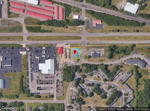 1205 W Dickman Rd, Springfield, MI Parcel Map